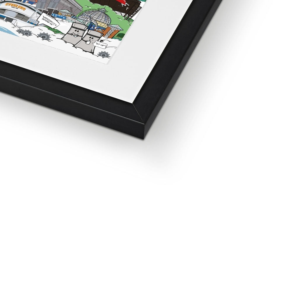 The Sheffield Scene Framed & Mounted Print