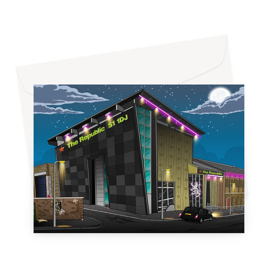 Republic - Gatecrasher S1 1DJ Greeting Card