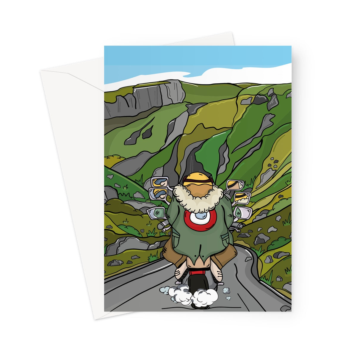 Winnats Pass Greeting Card