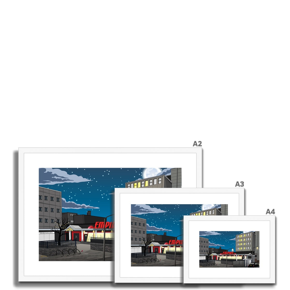 Empire Bar Framed & Mounted Print