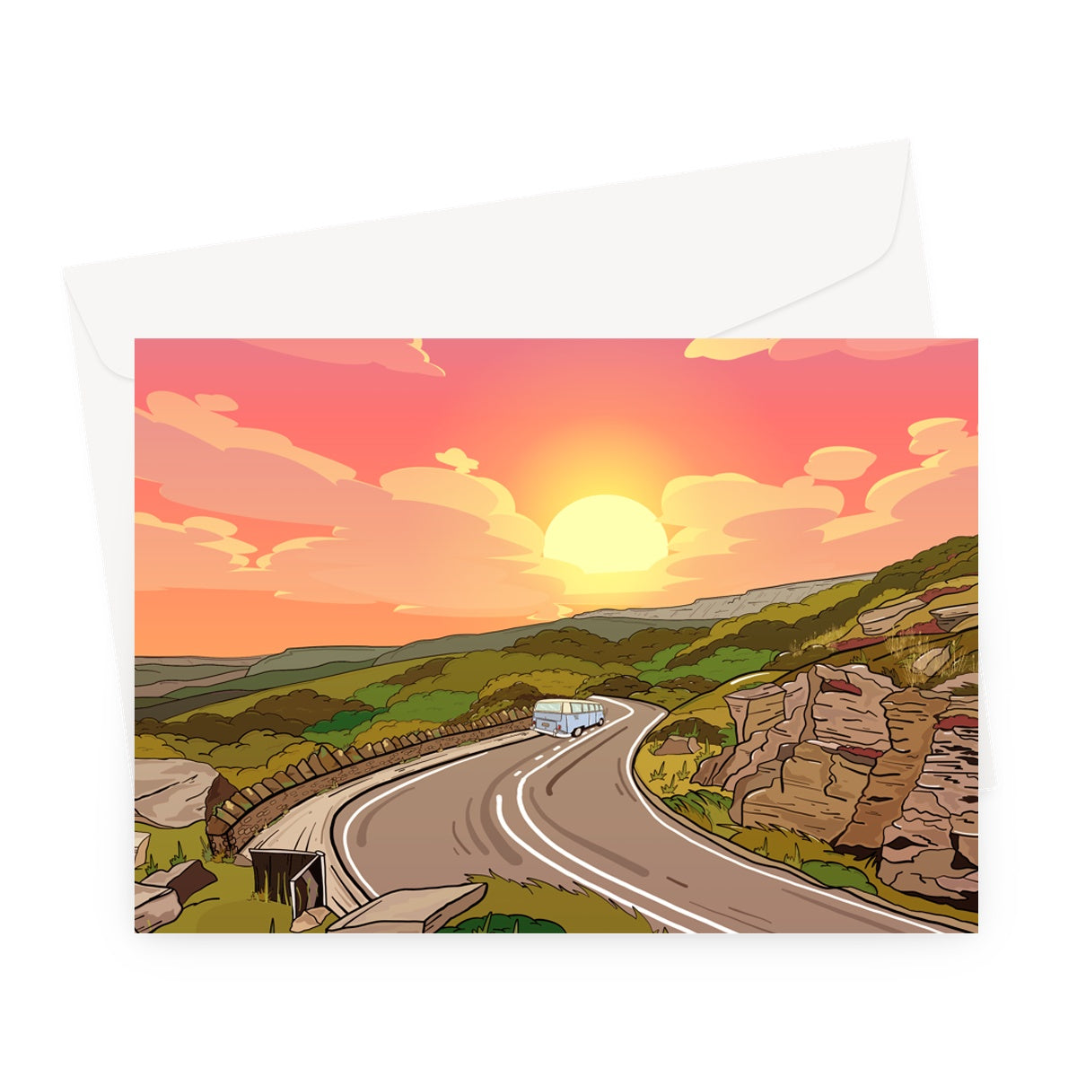 Surprise View - Into the sunset Greeting Card