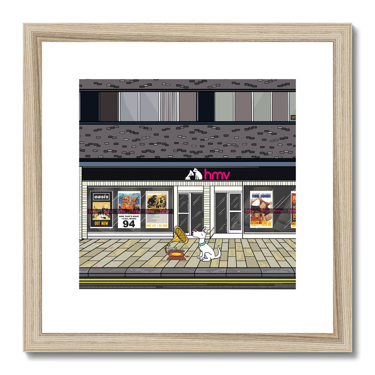 HMV Framed & Mounted Print