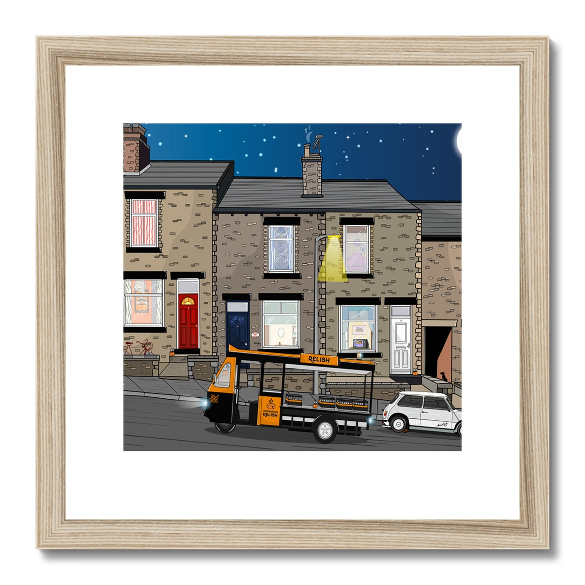 Fuelling Sheff Framed & Mounted Print