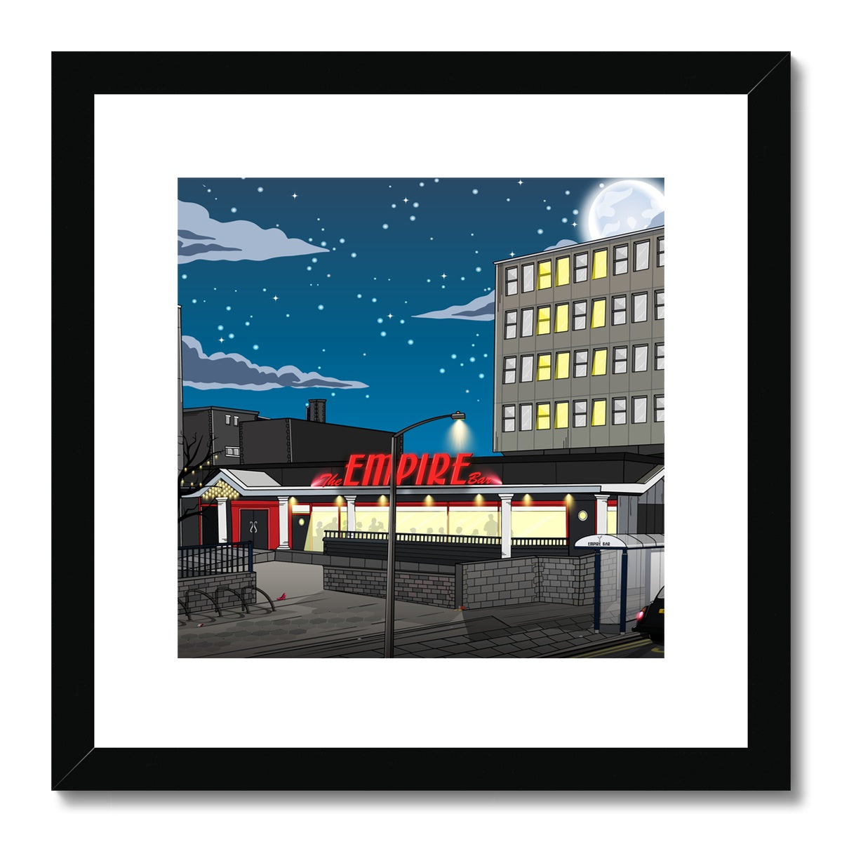Empire Bar Framed & Mounted Print