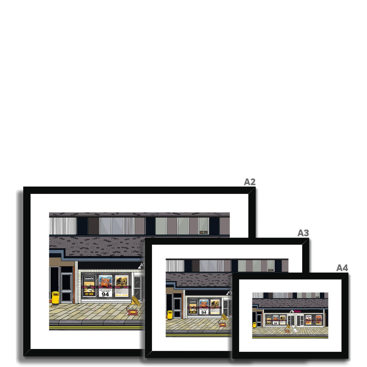 HMV Framed & Mounted Print