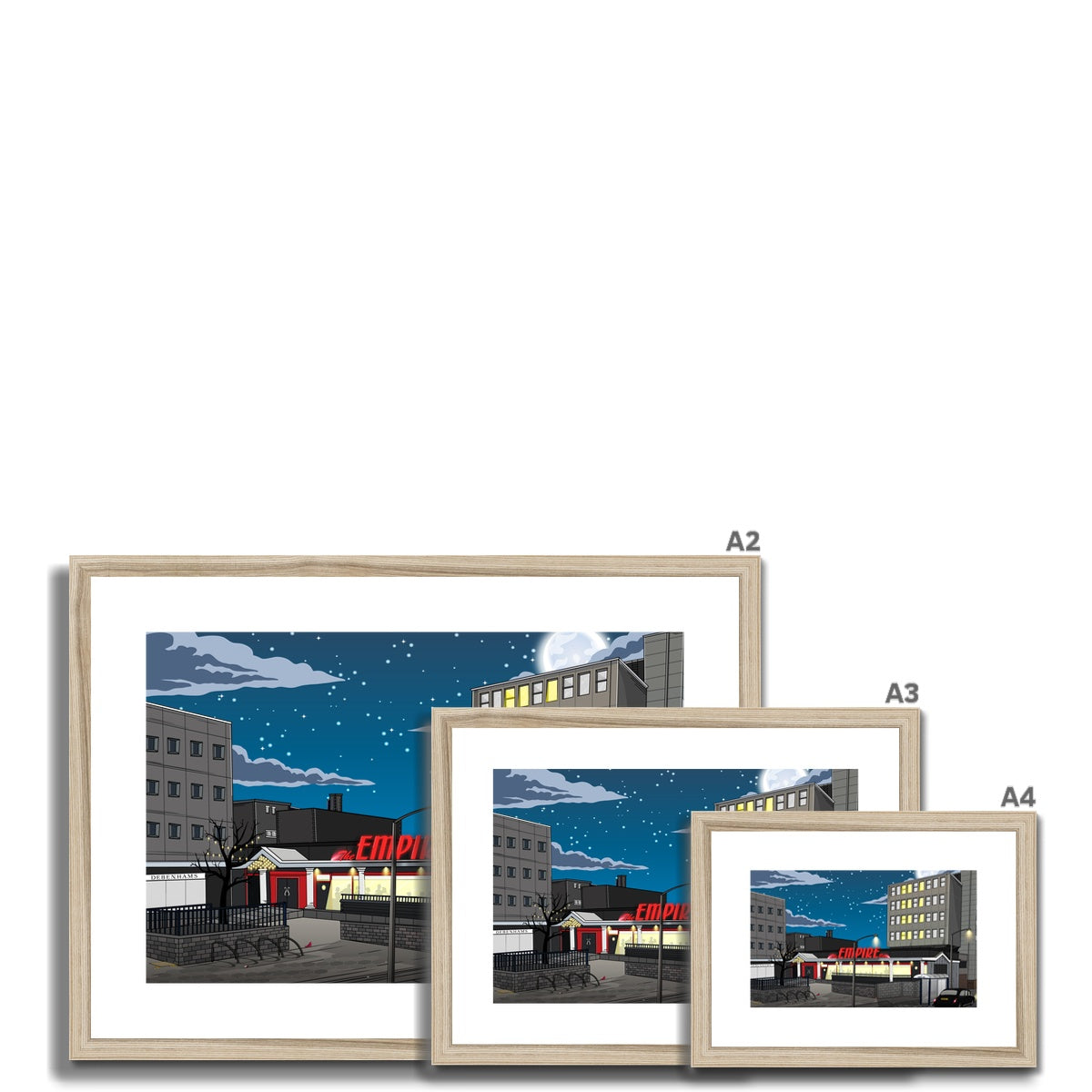 Empire Bar Framed & Mounted Print