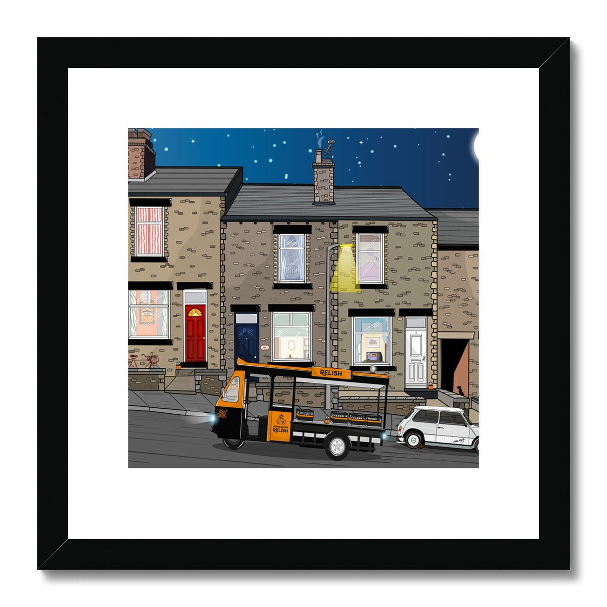 Fuelling Sheff Framed & Mounted Print