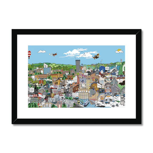 The Sheffield Scene Framed & Mounted Print
