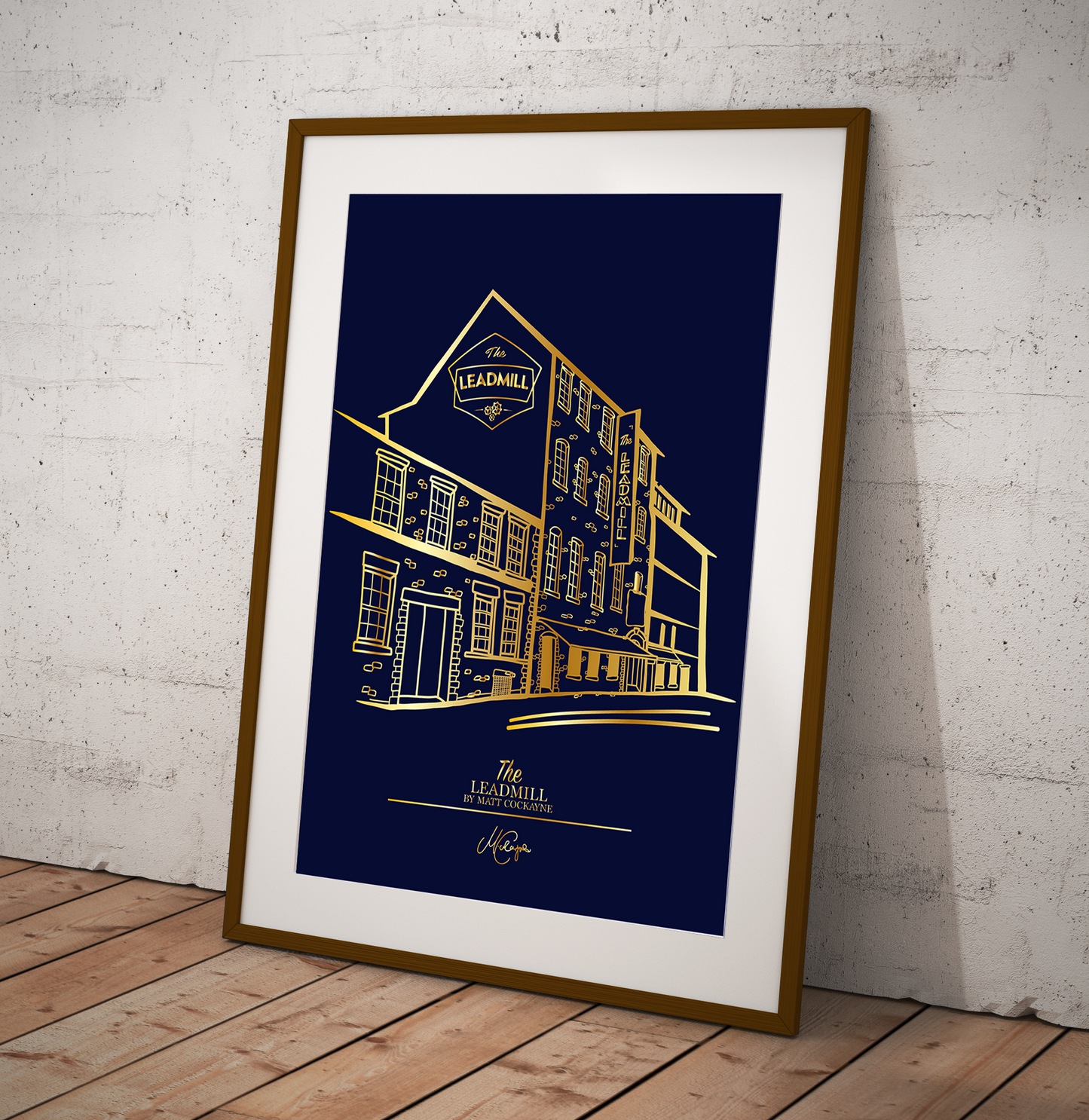GOLD FOIL BLOCKED ART