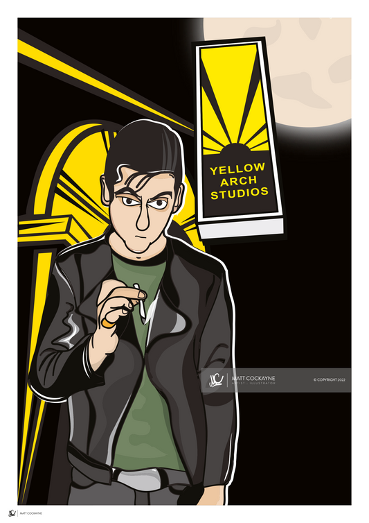 ALEX TURNER - Sheffield Prints - Wall Art - Poster - Print - Canvas - Illustration