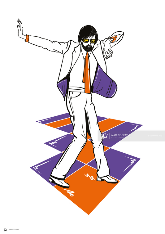 DISCO 2000 - Sheffield Prints - Wall Art - Poster - Print - Canvas - Illustration