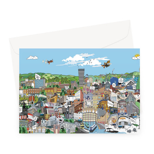 The Sheffield Scene Greeting Card