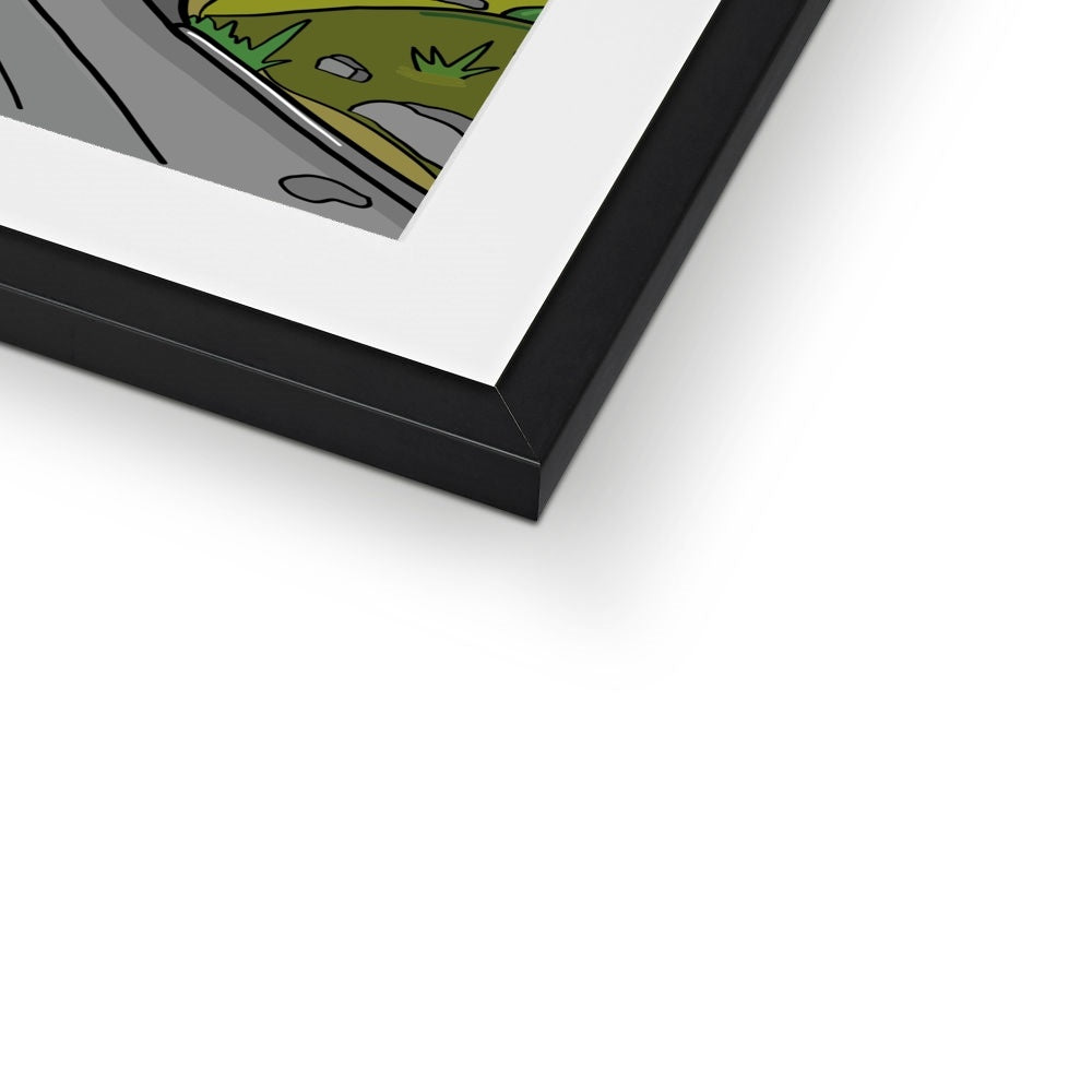 Winnats Pass Framed & Mounted Print