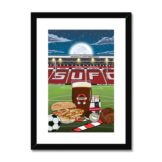 SUFC - Like a night out in Sheffield Framed & Mounted Print