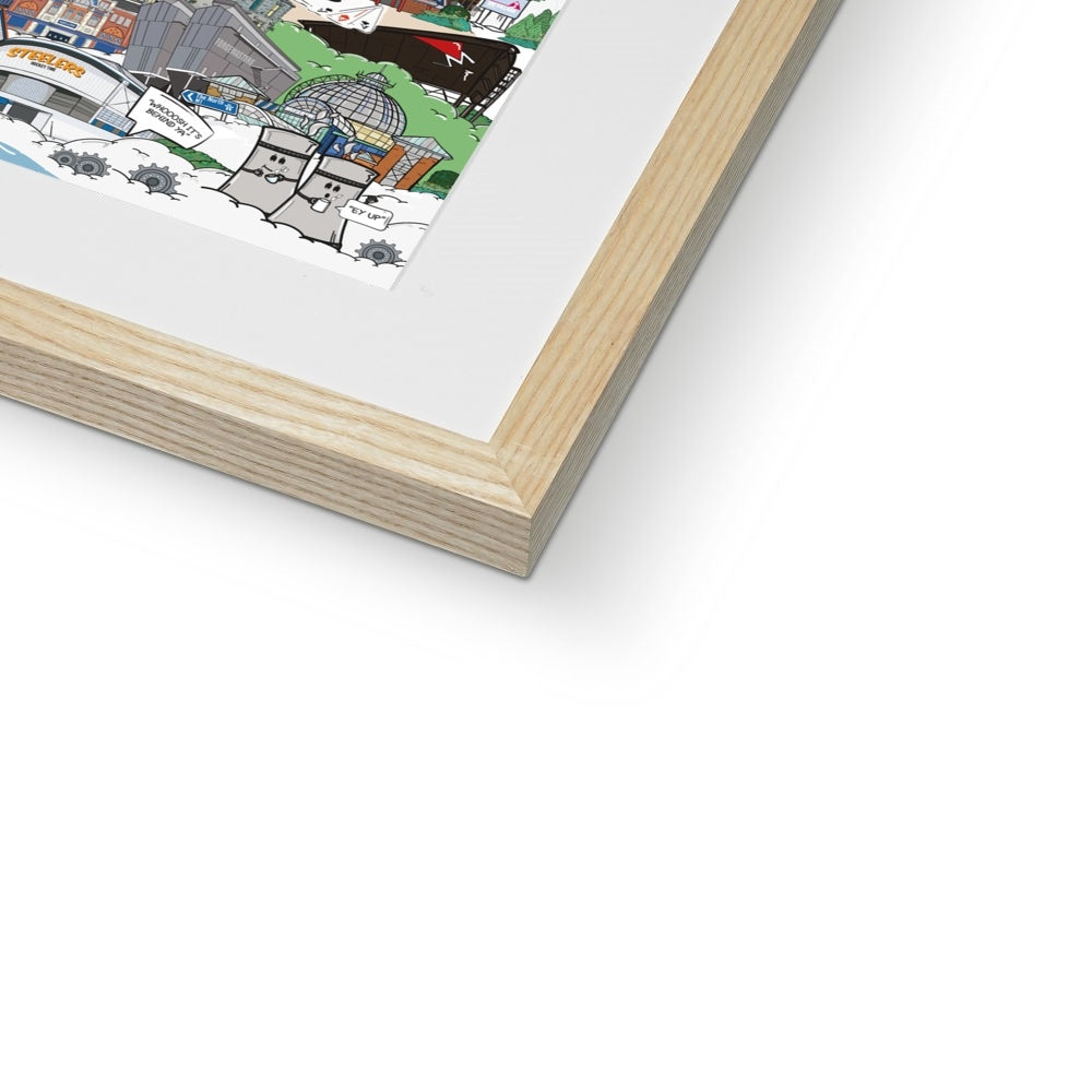 The Sheffield Scene Framed & Mounted Print