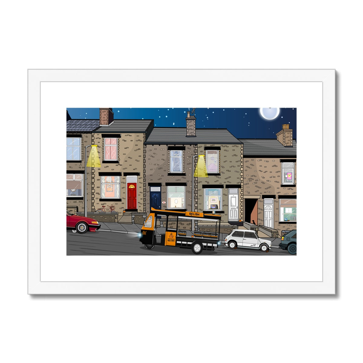 Fuelling Sheff Framed & Mounted Print