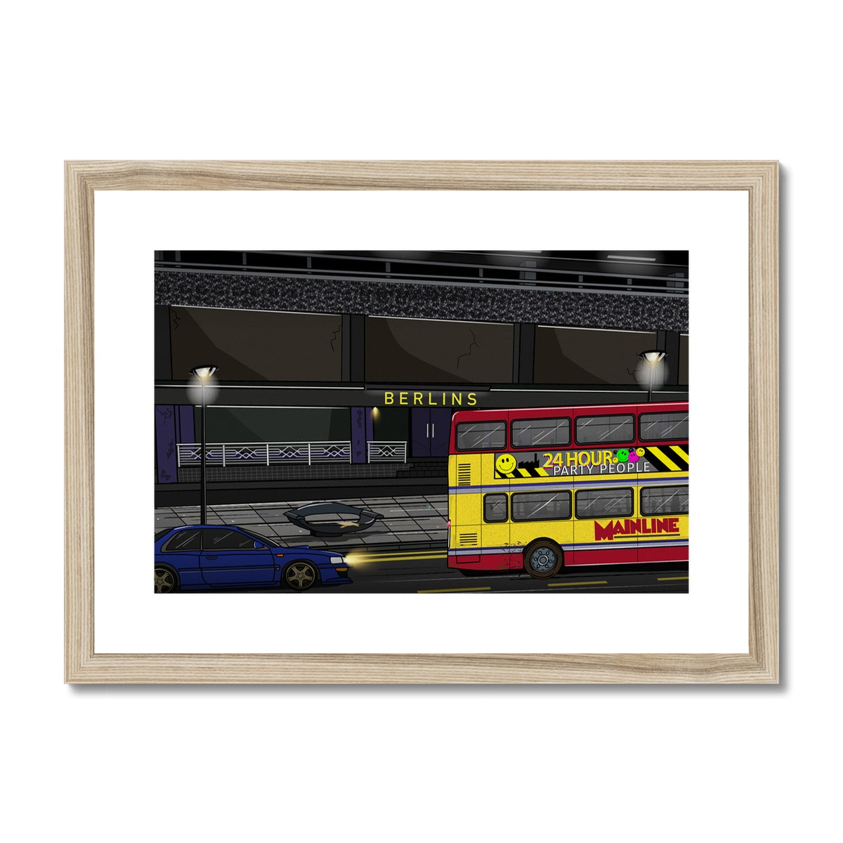 Berlins Framed & Mounted Print
