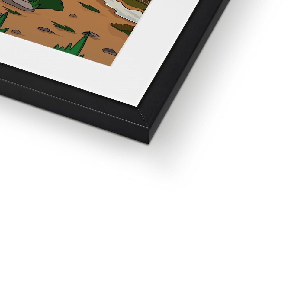 The Great Ridge Framed & Mounted Print