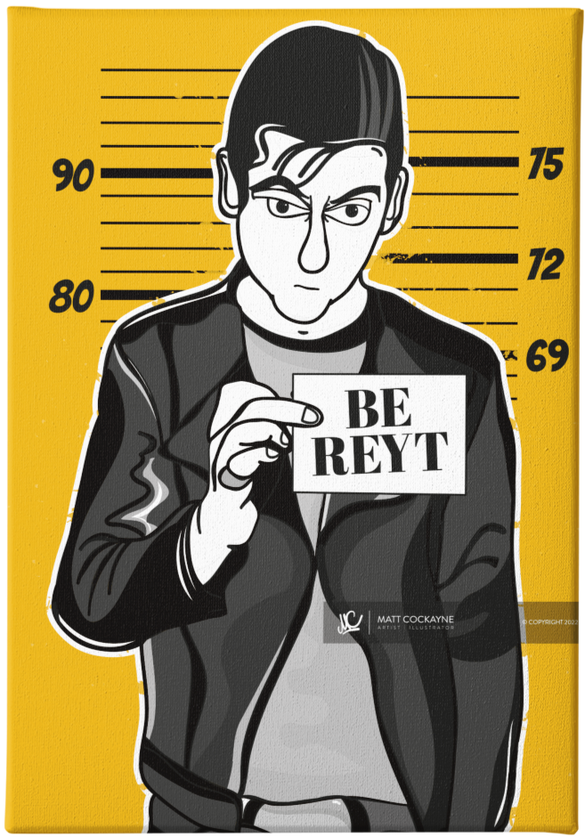 MUGICIANS - ALEX TURNER - Sheffield Prints - Wall Art - Poster - Print - Canvas - Illustration
