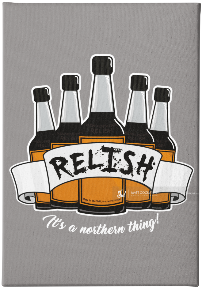 HENDOS - IT'S A NORTHERN THING - Sheffield Prints - Wall Art - Poster - Print - Canvas - Illustration