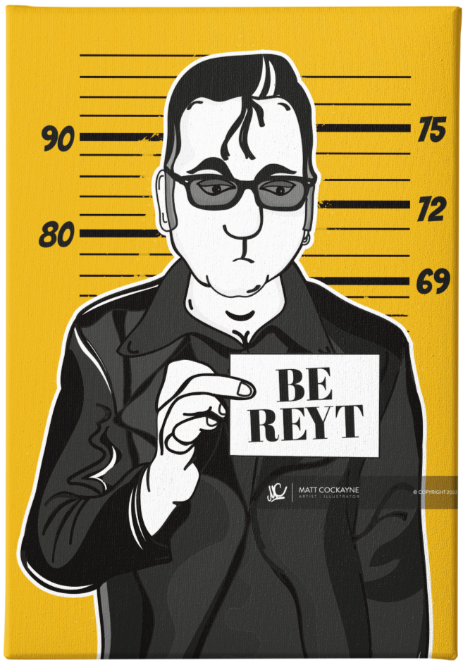 MUGICIANS RICHARD HAWLEY - Sheffield Prints - Wall Art - Poster - Print - Canvas - Illustration