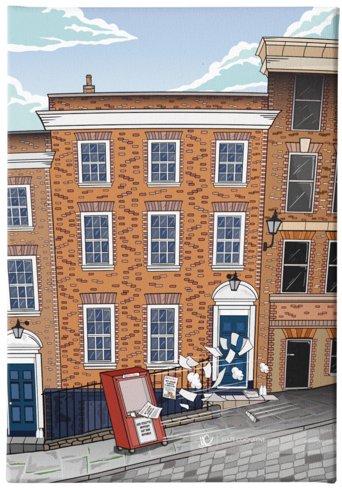 SLOW NEWS DAY - Sheffield Prints - Wall Art - Poster - Print - Canvas - Illustration