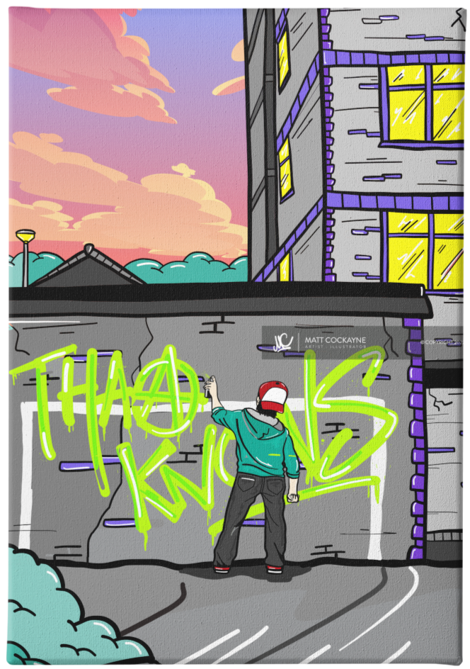 THAA KNOWS - Sheffield Prints - Wall Art - Poster - Print - Canvas - Illustration
