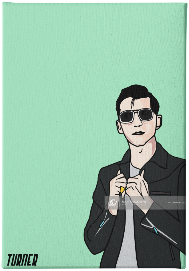 WORKING CLASS HEROES - ALEX TURNER- Sheffield Prints - Wall Art - Poster - Print - Canvas - Illustration