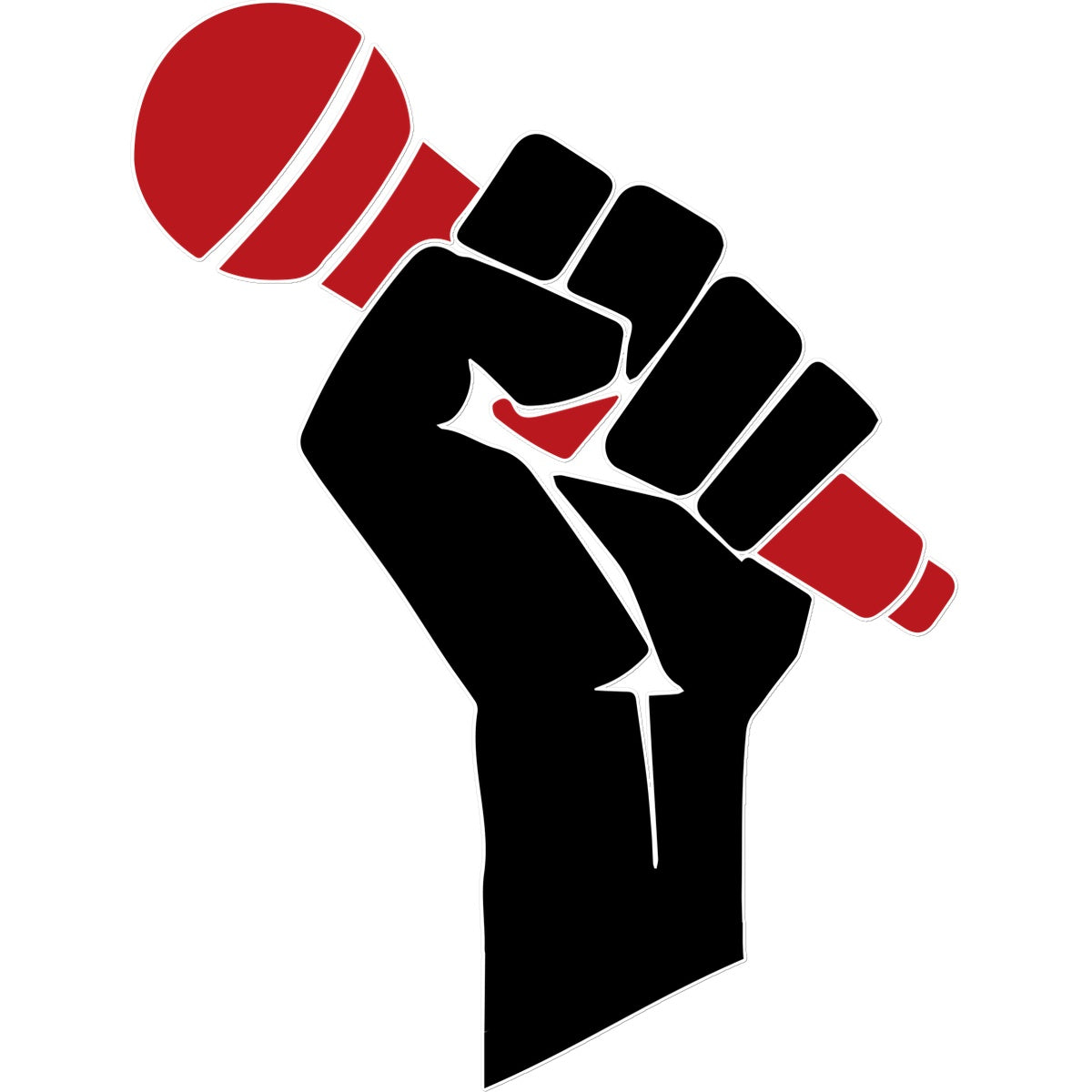 POWER TO THE MIC Temporary Tattoo