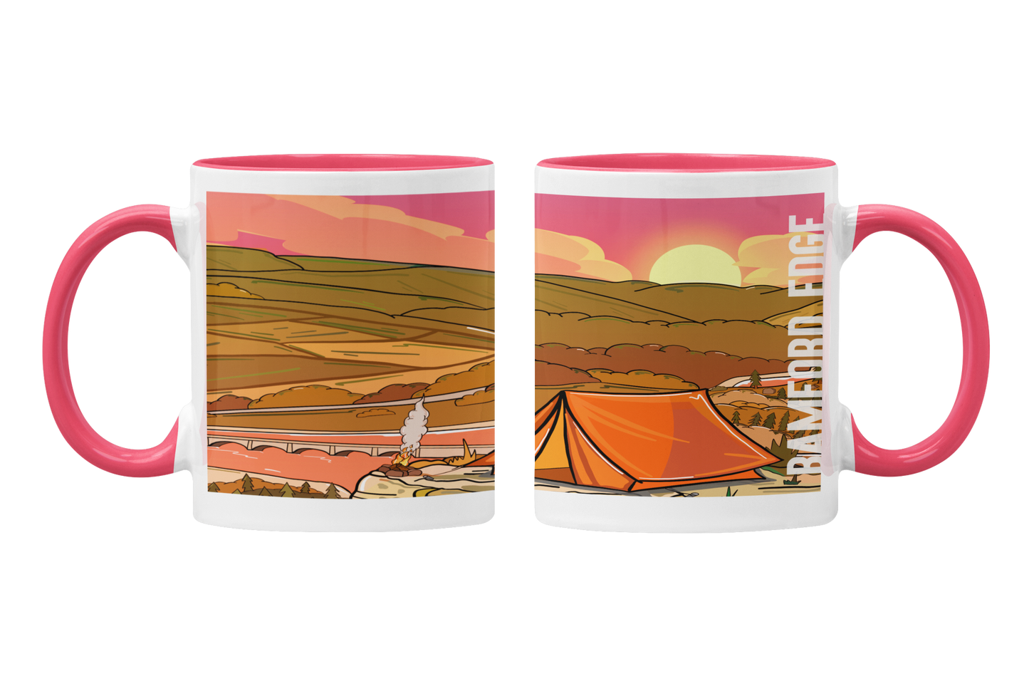 BAMFORD EDGE - Mug - Peak District Art collection