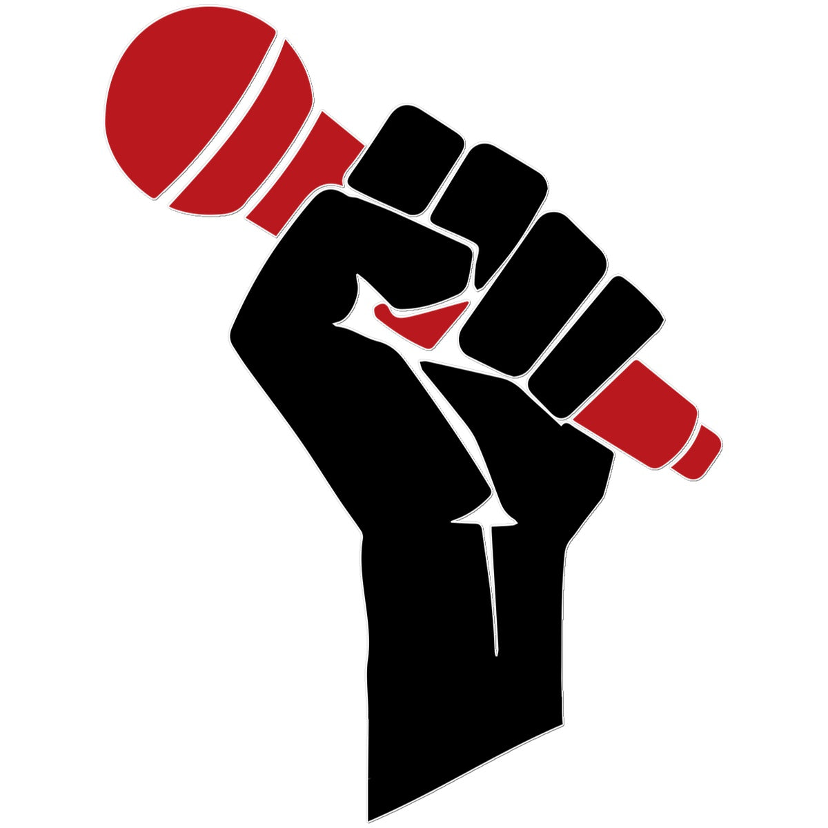 POWER TO THE MIC Temporary Tattoo
