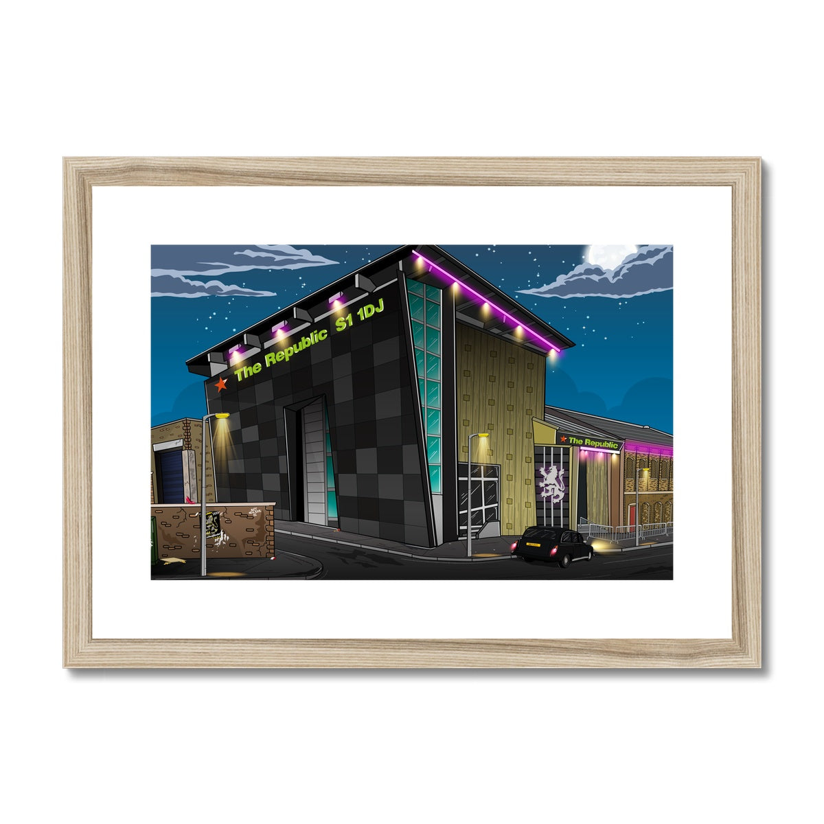Republic - Gatecrasher S1 1DJ Framed & Mounted Print