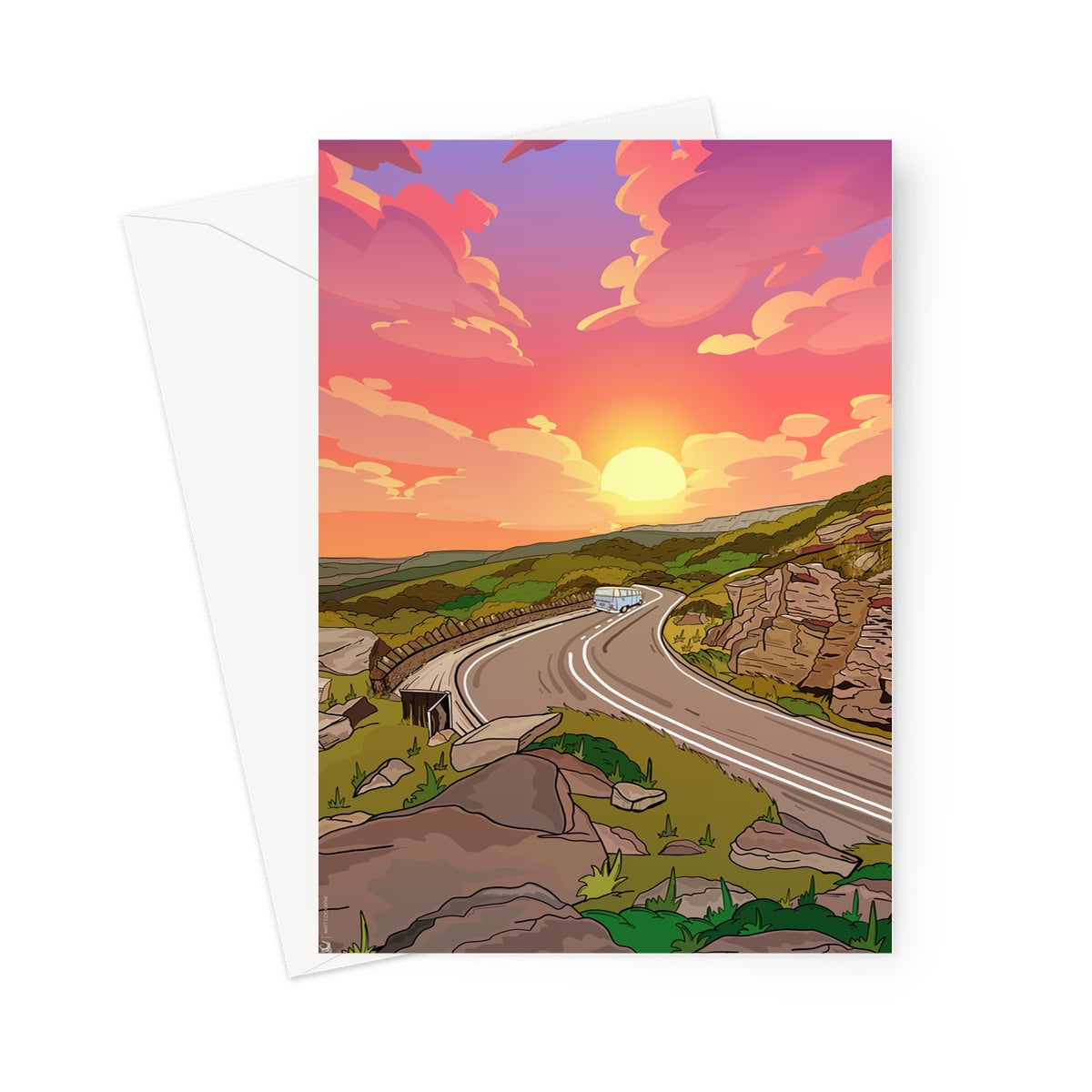 Surprise View - Into the sunset Greeting Card