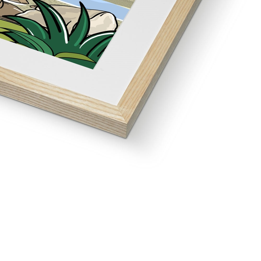 A Hike in the Peaks Framed & Mounted Print