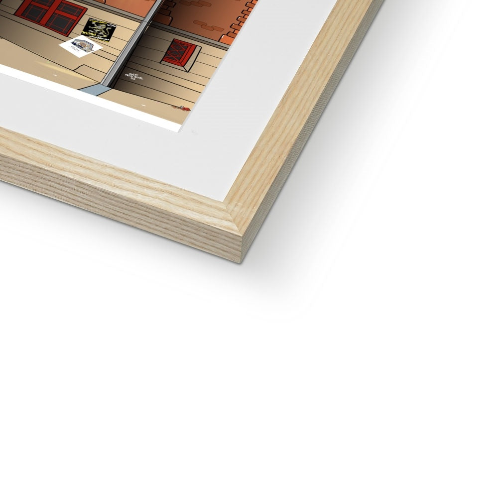 Wow Bus Framed & Mounted Print