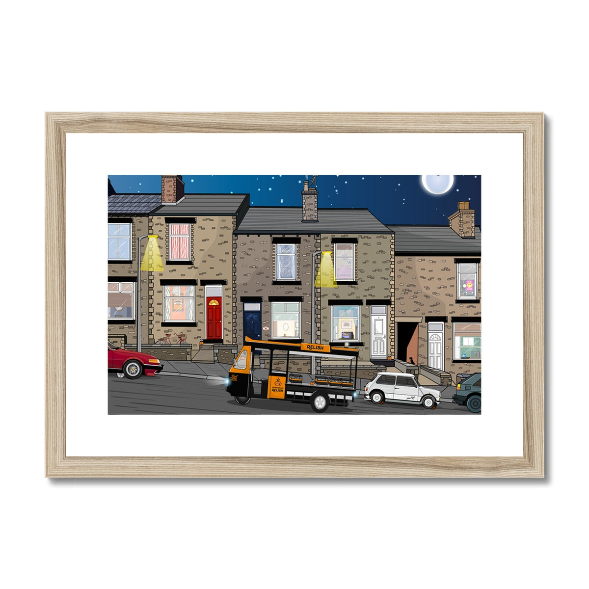 Fuelling Sheff Framed & Mounted Print