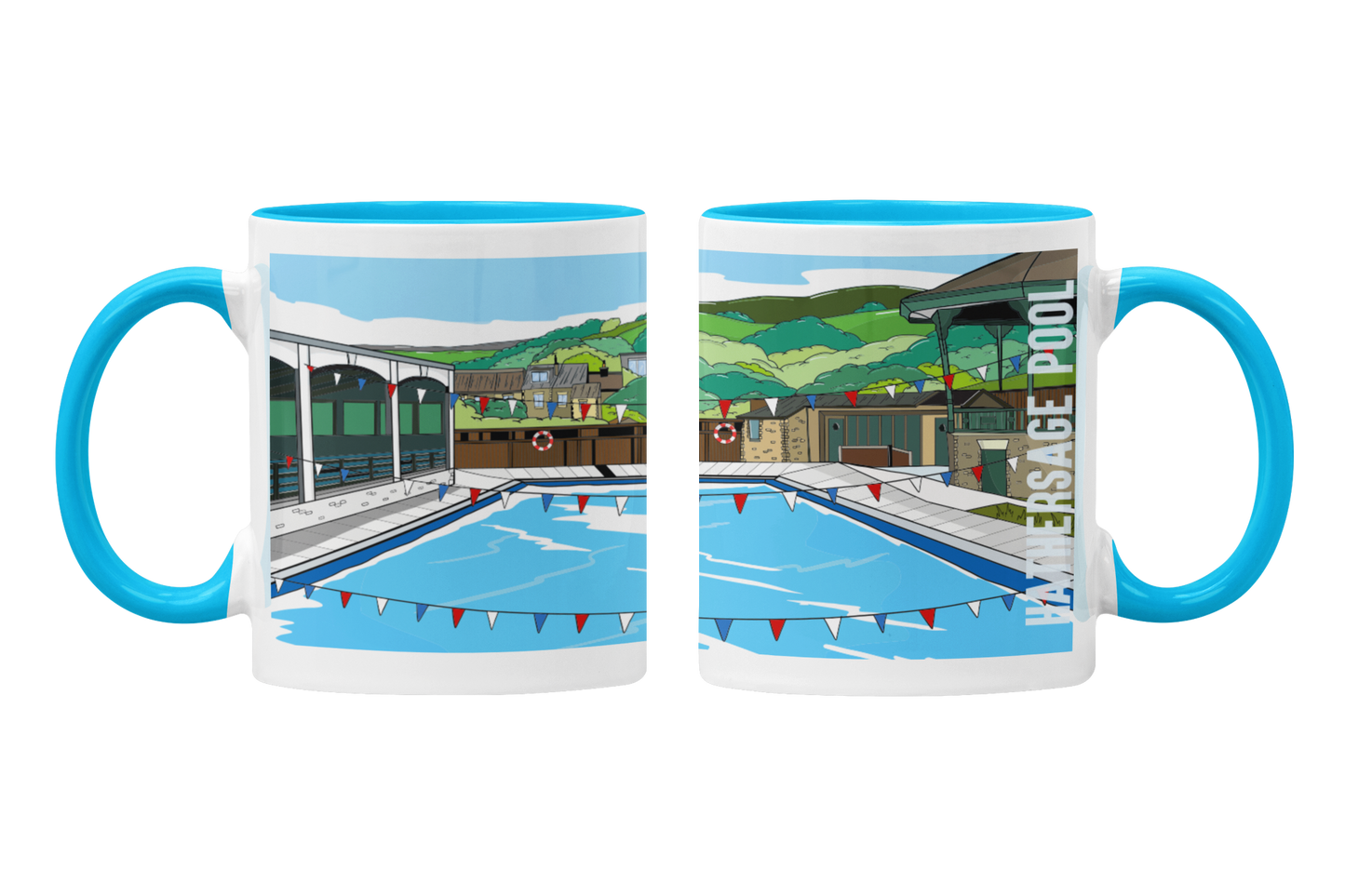 HATHERSAGE POOL - Mug - Peak District Art collection