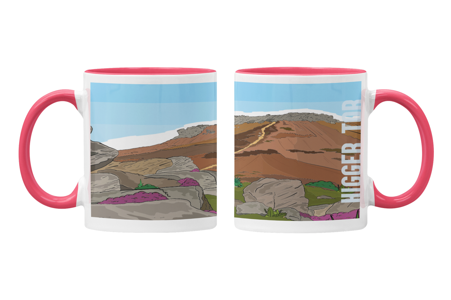 HIGGER TOR - Mug - Peak District Art collection