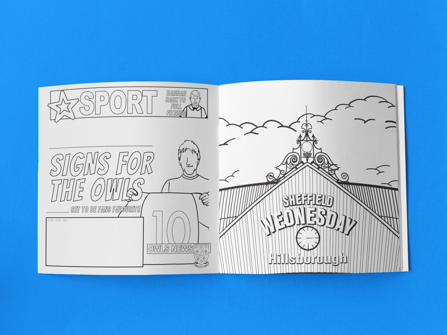 The Wednesday Colouring Book