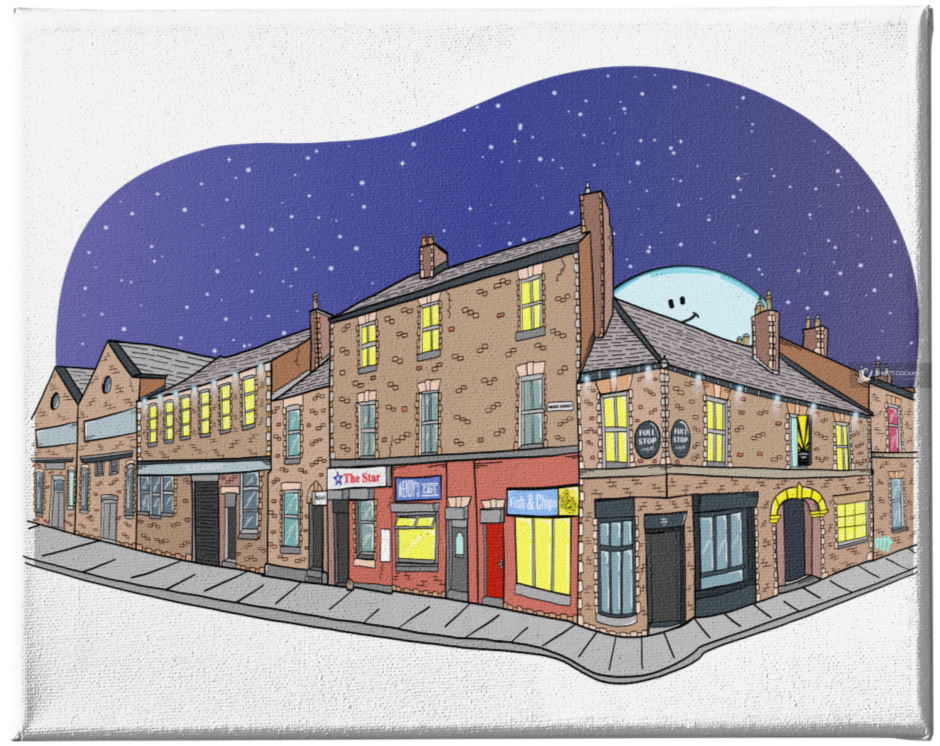 KELHAM QUARTER- Wall Art - Poster - Print - Canvas - Illustration