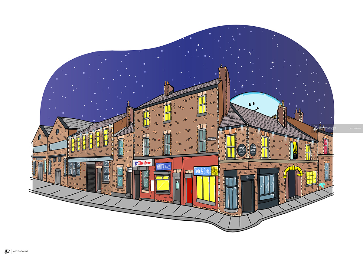 KELHAM QUARTER- Wall Art - Poster - Print - Canvas - Illustration