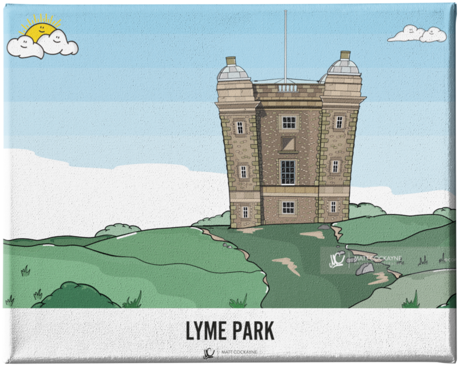 LYME PARK - Peak District Prints - Wall Art - Poster - Print - Canvas - Illustration