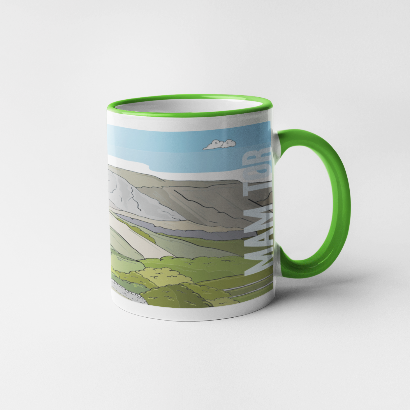 MAM TOR - Mug - Peak District Art collection