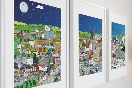 The Sheffield Night Scene (3 WAY SPLIT)