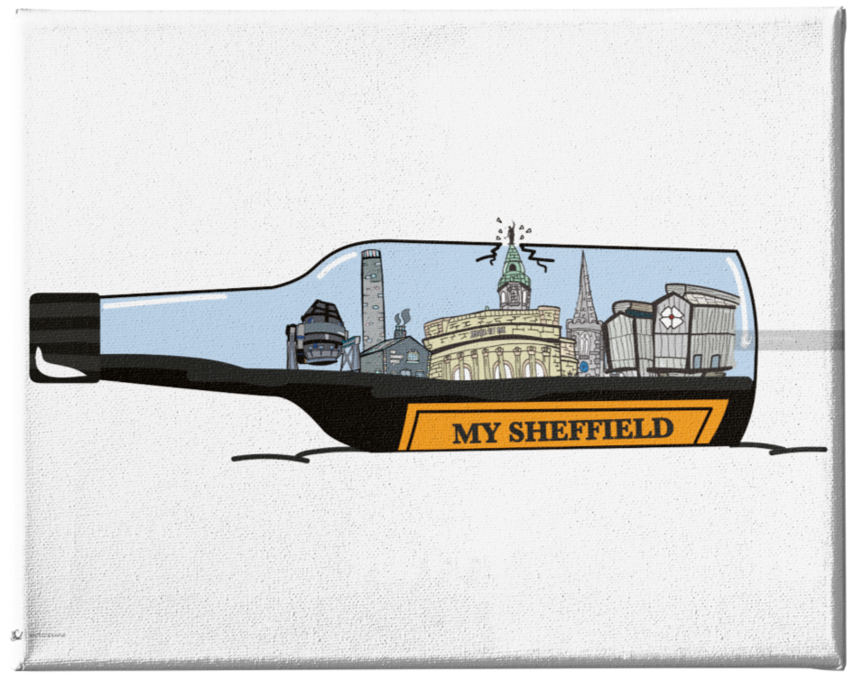 MY SHEFFIELD MK1 - Wall Art - Poster - Print - Canvas - Illustration