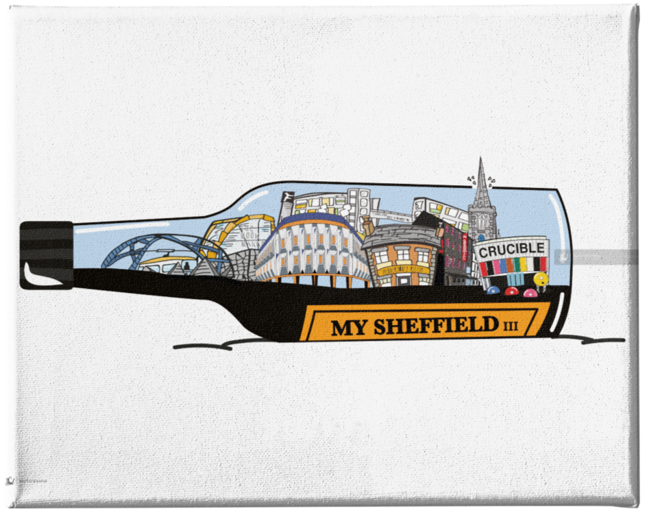 MY SHEFFIELD MK3 - Wall Art - Poster - Print - Canvas - Illustration