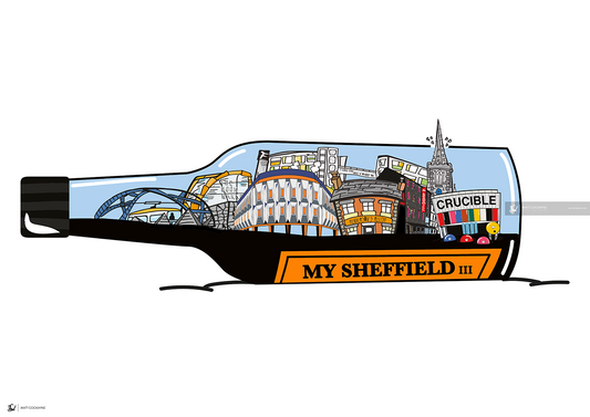 MY SHEFFIELD MK3 - Wall Art - Poster - Print - Canvas - Illustration