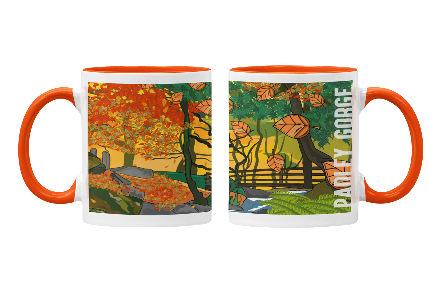 PADLEY GORGE - Mug - Peak District Art collection