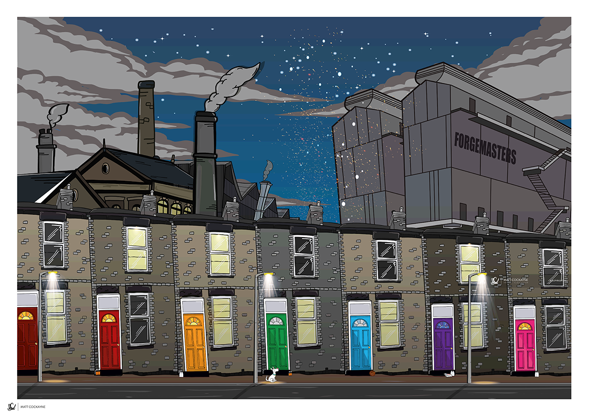 SHEFFIELD LULLABY - Wall Art - Poster - Print - Canvas - Illustration