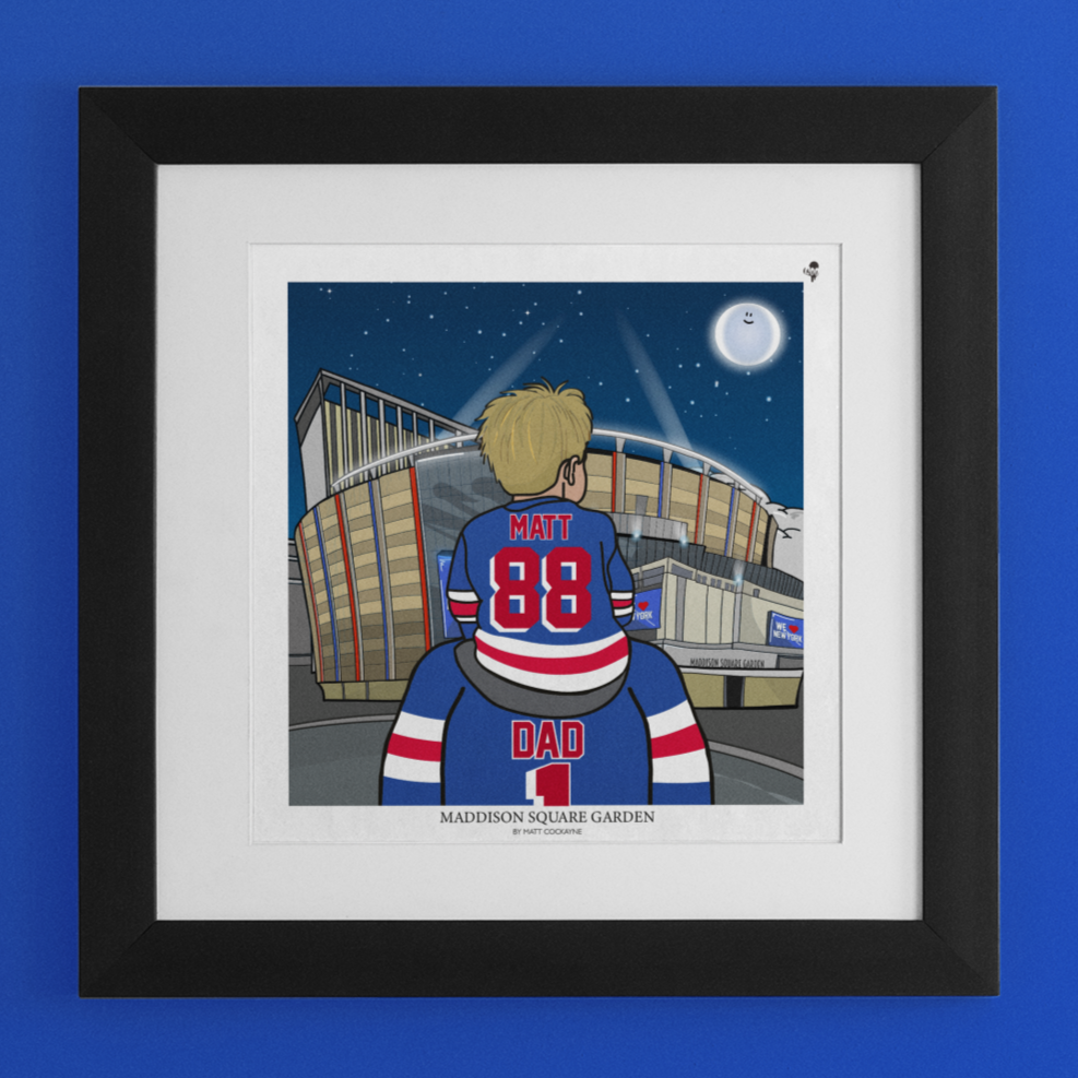 NYC: Maddison Square Garden Dad and lad